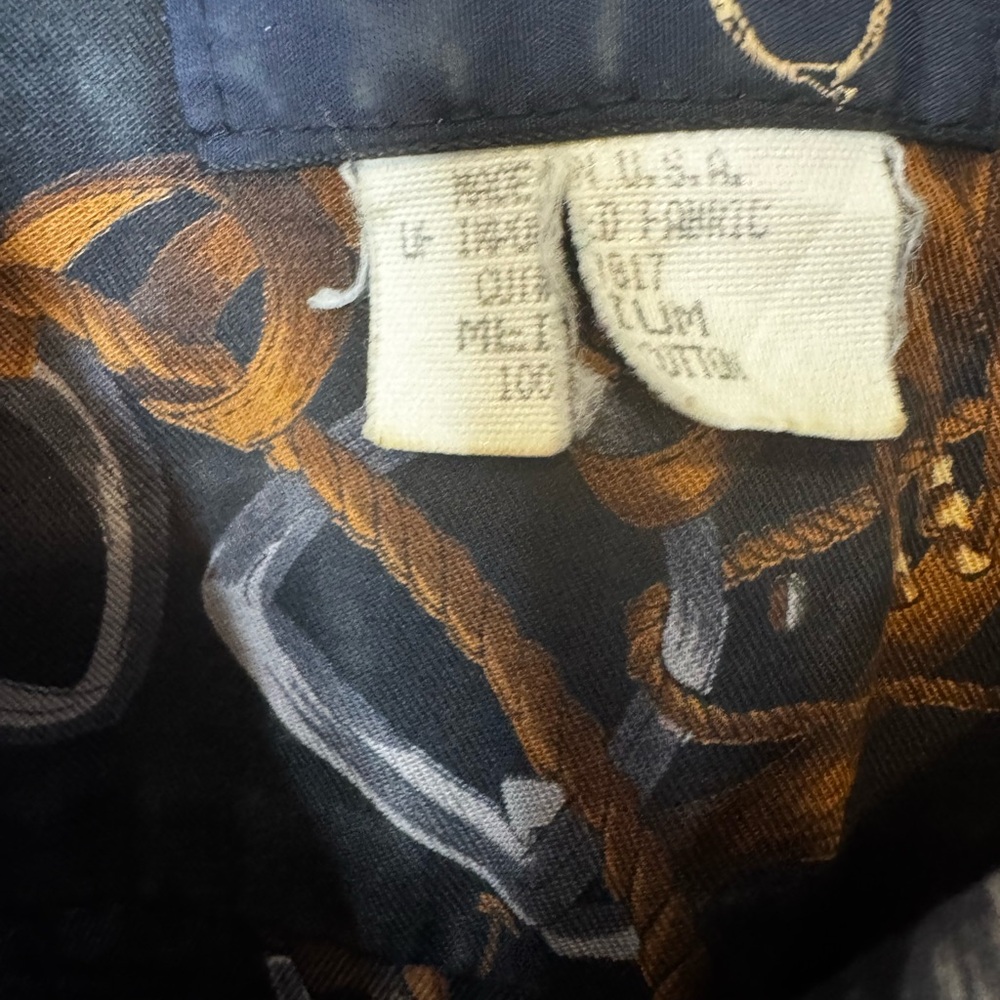 Polo Vibes Black Western Print Long-Sleeve button up Shirt - Picture 3 of 5